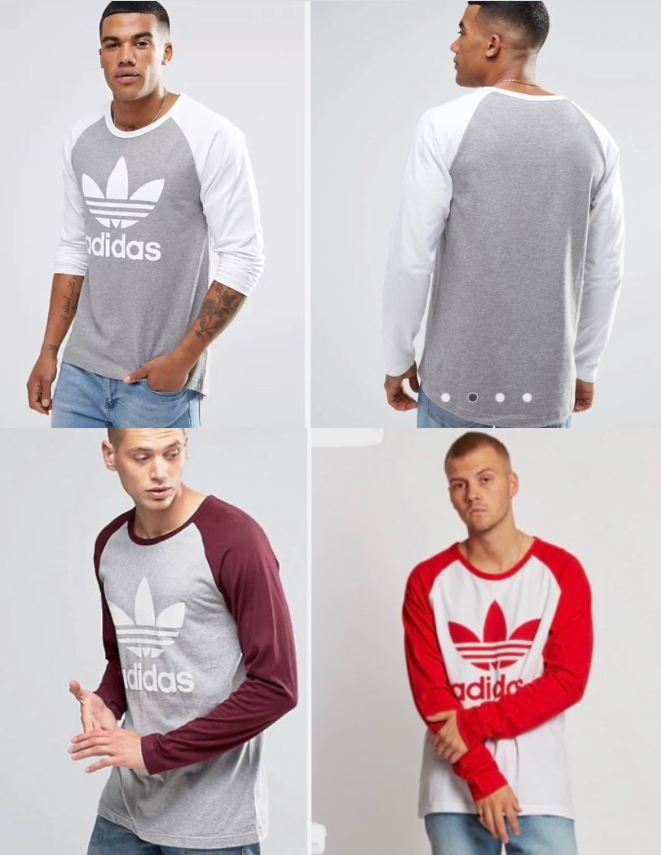 Adidas Originals Long Sleeve T-Shirt with Trefoil Logo